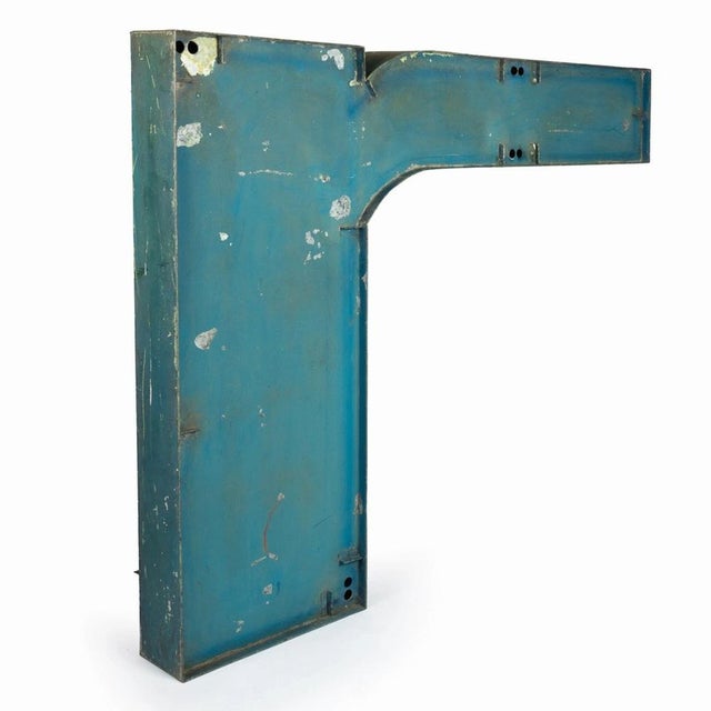 Metal Letter R Sign, 1970s For Sale - Image 11 of 11