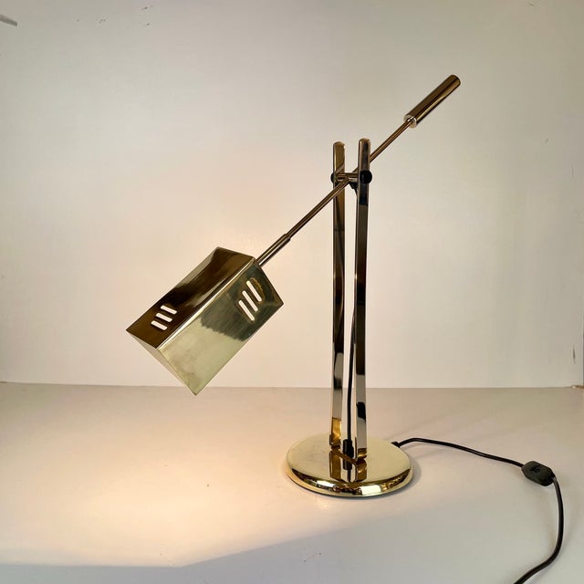 Italian Articulated Desk Lamp, 1980s For Sale - Image 4 of 12