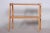Glass Mid-Century Oak Console Table, 1950s For Sale - Image 7 of 8