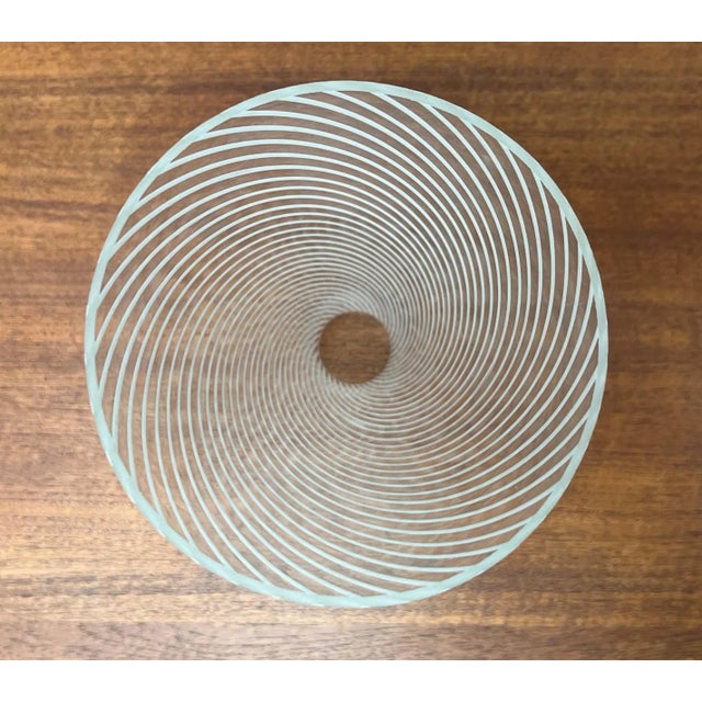 Mid-Century Modern Swirl Glass Pendant Lamps by Aloys Ferdinand Gangkofner for Peill & Putzler, 1950s, Set of 2 For Sale - Image 10 of 18