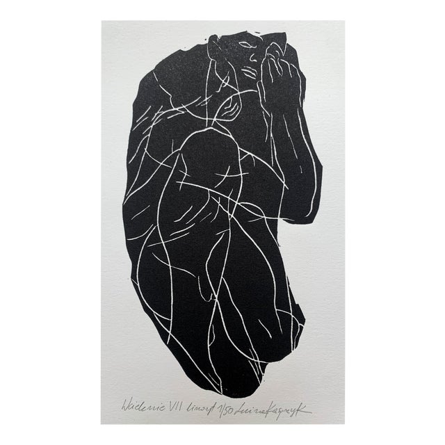 Luiza Kasprzyk, Incarnation VII, Linocut, 2024 For Sale