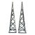 Obelisk Topiary Trellis Pair - Large For Sale
