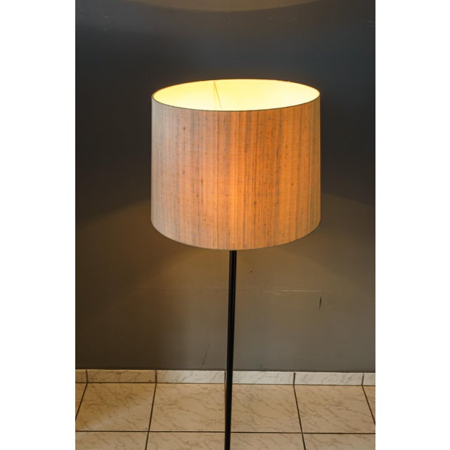 Adjustable Floor Lamp with Fabric Shade by J. T. Kalmar for J.T. Kalmar, Vienna, 1950s For Sale - Image 11 of 16