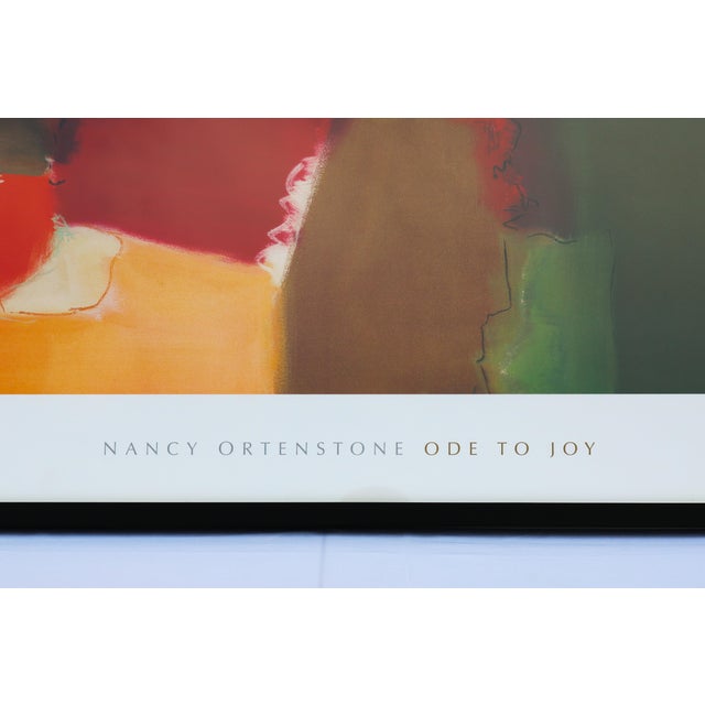Nancy Ortenstone Ode to Joy Abstract Expressionism Artwork Print, Framed For Sale - Image 12 of 13