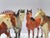 Set of Large Breyer Horses. The set of 6 consists of 5 signed Breyer Horses and one marked Blue Box/Blue Ribbon Ranch ,...