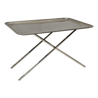 Vintage Folding Tray Table, 1950s For Sale