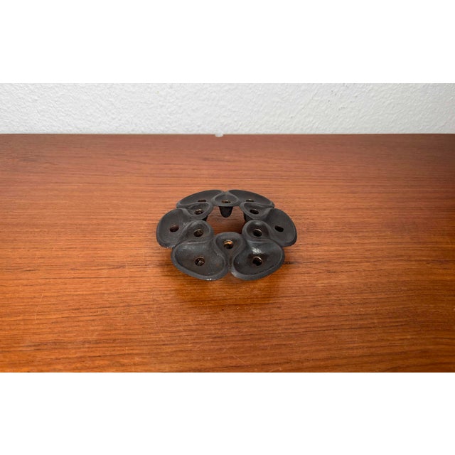Mid-Century Modern Danish Brutalist Cast Iron Candleholder by Jens Harald Quistgaard, 1960s For Sale - Image 11 of 18