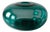 Large Emerald Green Art Glass Stockholm Donut Vase from Ikea, 1999 For Sale