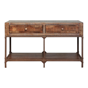 Greenview Forged Iron Console Table