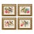Vintage Reproduction Giclee Print Set of "Birds and Butterflies"-Framed (Set of All 4) For Sale