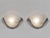 G. VIARMÉ A beautiful pair of 1925-1930 French art deco wall sconces in nickel plated solid brass or bronze holding two...