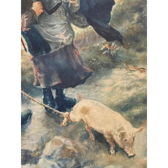 Salucci Tullio, Untitled, Watercolor on Cardboard, Framed For Sale - Image 4 of 9