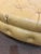 1980s Large Tufted Leather Oval Ottoman For Sale - Image 6 of 9