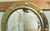 Brass Framed Convex Wall Mirror, 1940 For Sale - Image 6 of 7