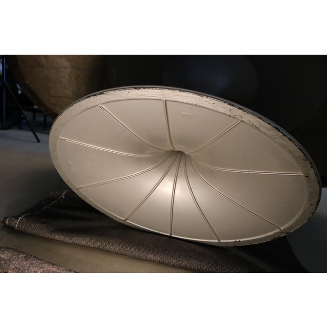Oval Tulip Table with Brown Marble Top and Matt Silver Coated Oval Base by Eero Saarinen for Knoll International For Sale - Image 15 of 16