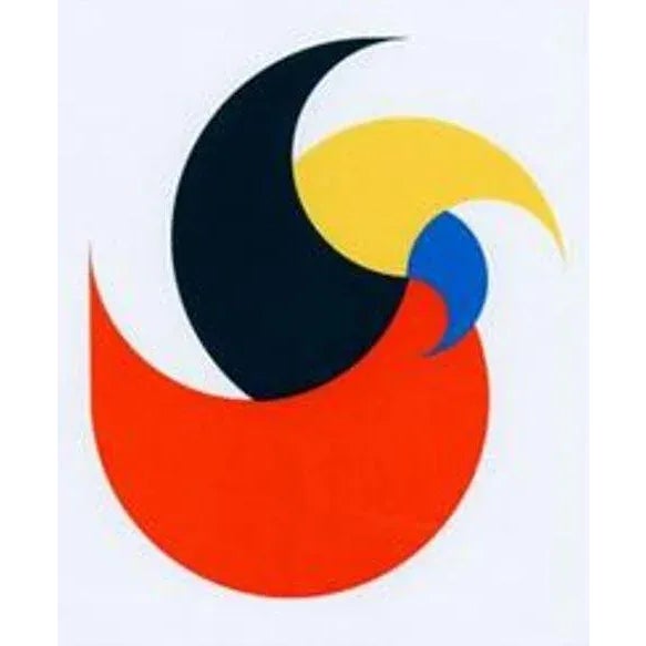 Anton Stankowski Classic Abstract Serigraph, Limited Edition, 1997 Classic abstract serigraph by important German artist...