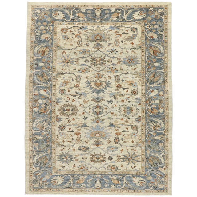 Persian Sultanabad Rug, 09’05 X 12’03 For Sale - Image 10 of 10