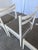 Vintage White Wooden Chair with Fabric Seat, 1970s For Sale - Image 10 of 18