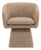 Latte Pedestal Swivel Dining Chair For Sale