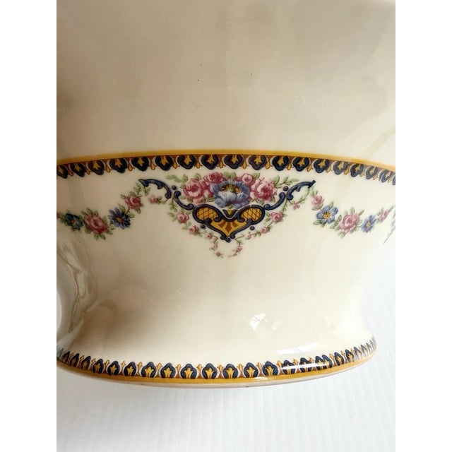 Theodore Haviland Mid 20th Century Theodore Haviland Dora Covered Vegetable Serving Dish Bowl Floral Limoges France For Sale - Image 4 of 15