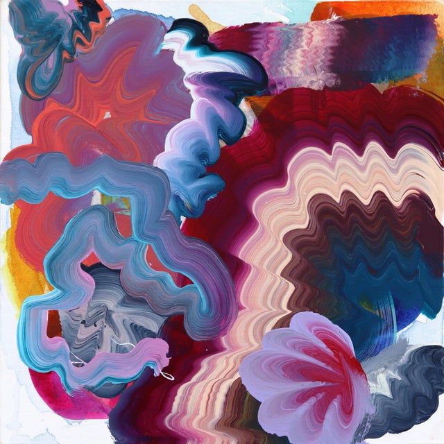 Rainbow Tornado 1 - Original Abstract Acrylic Painting on Canvas by Shiri Phillips For Sale In Los Angeles - Image 6 of 9