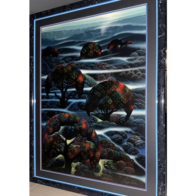 1990 Eyvind Earle 'Garden of Dreams' Signed Serigraph For Sale - Image 4 of 9