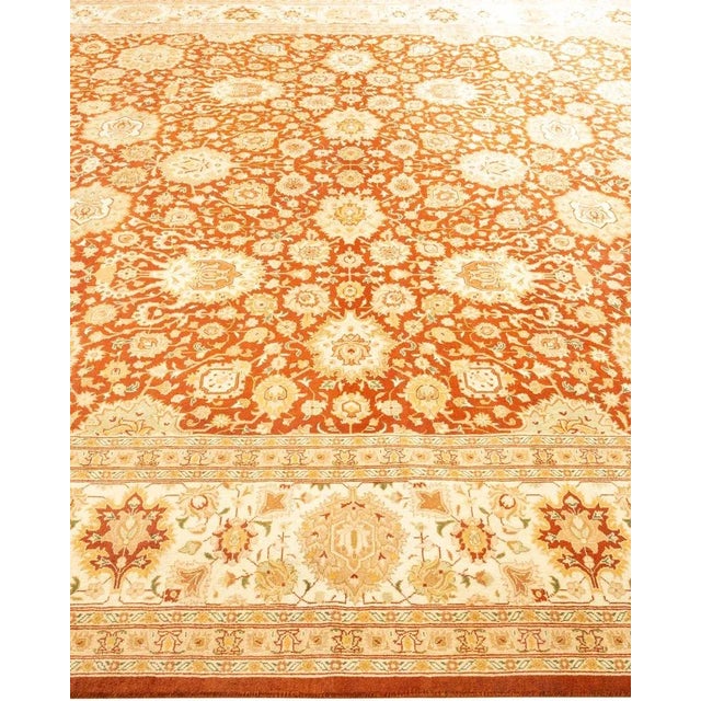 Solo Rugs Mogul, One-of-a-Kind Hand-Knotted Area Rug in Orange, 8' 0" x 10' 0" For Sale - Image 4 of 8