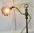 Gold French Brass Desk/Table Lamp with Detailed Pink/Amber Glass Shade, 1890s For Sale - Image 8 of 11