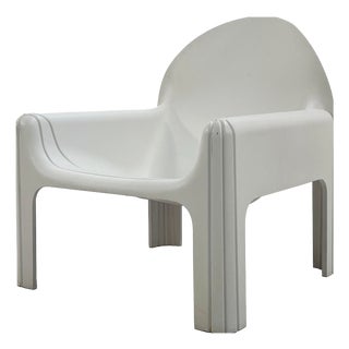White Model 4794 Lounge Chair by Gae Aulenti for Kartell, 1970s For Sale