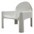 White Model 4794 Lounge Chair by Gae Aulenti for Kartell, 1970s For Sale