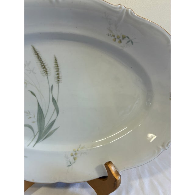Farmhouse Vintage Forest Bavaria "Harvest" Botanical Porcelain Platter For Sale - Image 3 of 9