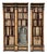 19th Century Trompe L'oeil Panels in Wood, Mirror and Leather, England, Set of 2 For Sale