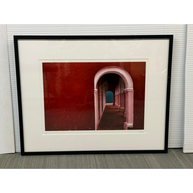 Jeffrey Becom Maya Color Red Architecture Ltd. Ed. Photograph, Signed For Sale In San Francisco - Image 6 of 12