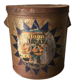 Vintage Industrial Niagara Brand Tin