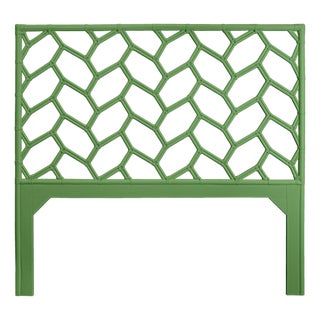 Silas Headboard Queen - Bright Green For Sale