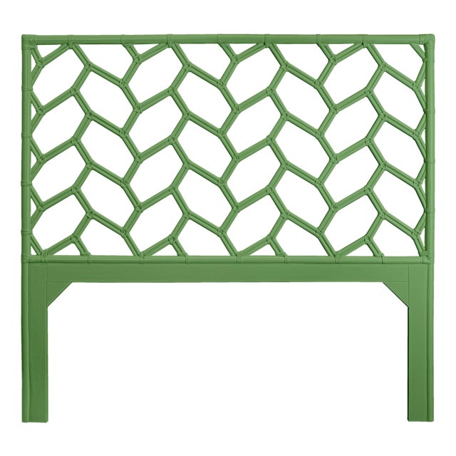 Silas Headboard Queen - Bright Green For Sale