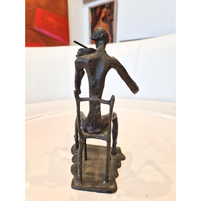 Bronze Violinist Sculpture For Sale In Greensboro - Image 6 of 7