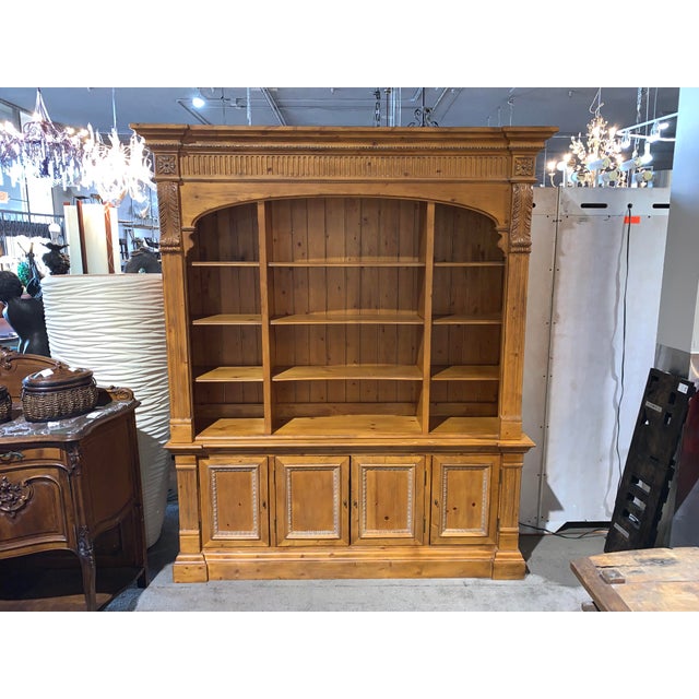Ethan Allen Knotty Pine Wall Unit Chairish