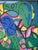 Patricia Hermine Sloane Large Signed Abstract Mid Century Oil Painting For Sale - Image 4 of 7