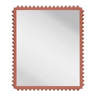 Fleur Home Carnival Muses Rectangle Mirror in Red Earth, 32x40 For Sale