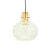 Mid-Century Bubble Glass & Brass Pendant/Ceiling Light by Helena Tynell for Limbur 1960s For Sale - Image 10 of 10
