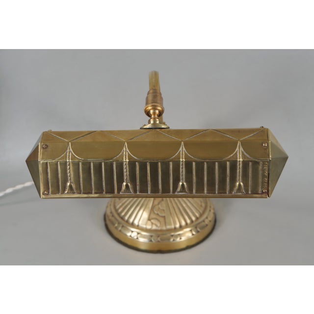 French Art Deco Piano Lamp by Monix 1930 France For Sale - Image 4 of 16
