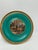 Turquoise Antique Decorative Dog Plate For Sale - Image 8 of 9