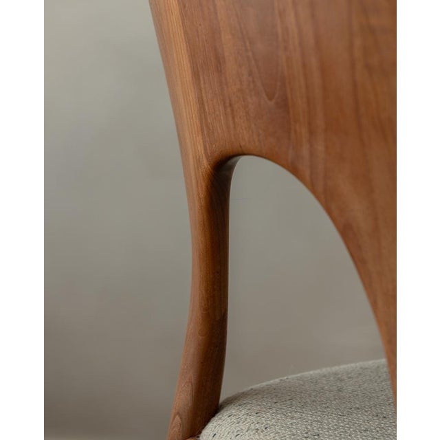 Gray Vintage Danish Teak Dining Chairs by Niels Koefoed for Koefoeds Hornslet, 1960s, Set of 2 For Sale - Image 8 of 18