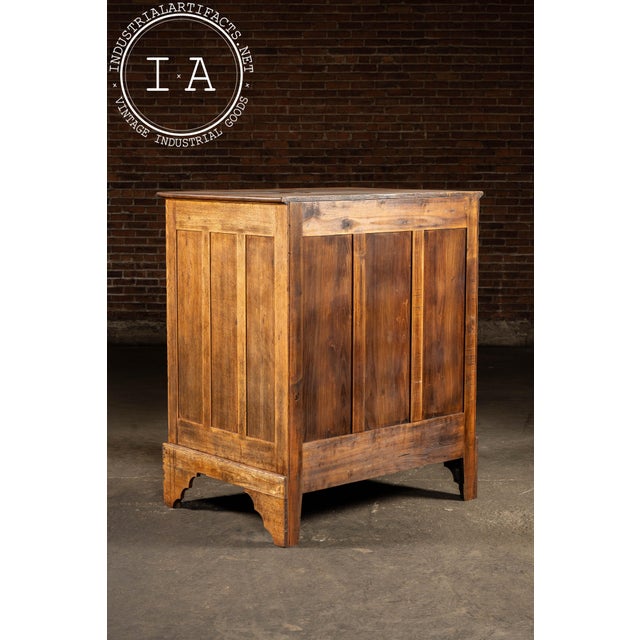 Early 20th Century Massive Early 20th Century Oak 13-Drawer Flat File Cabinet For Sale - Image 5 of 16