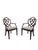 Vintage Ethan Allen Mahogany Dining Armchairs With Interlocking Heart Back Design – 4 For Sale - Image 12 of 12