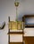 Brass and Glass Pendant Lamp by Carl Fagerlund for Orrefors For Sale - Image 3 of 11