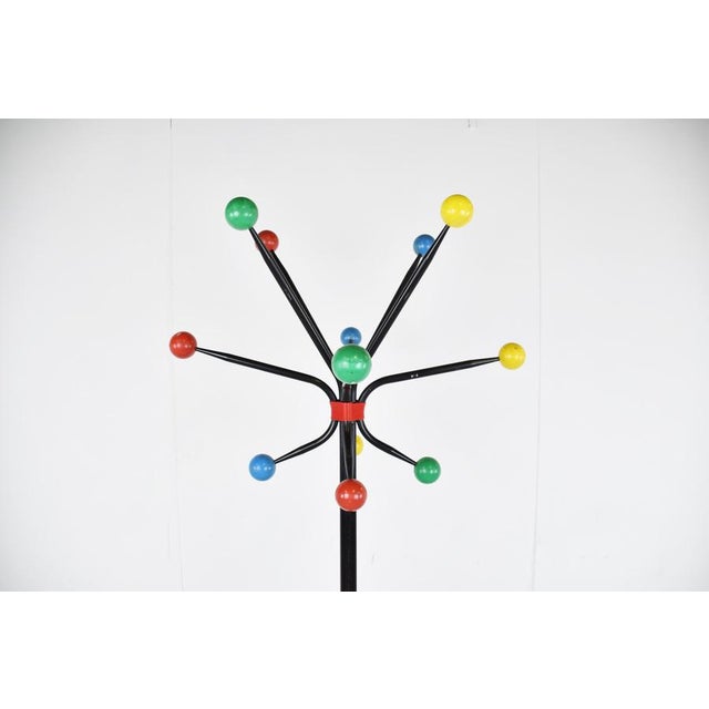 Mid-Century Modern Atomic Coat Stand, 1950s For Sale - Image 4 of 9
