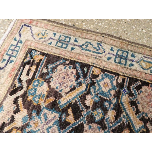 Charcoal Galerie Shabab Collection Early 20th Century Persian Tabriz Rug For Sale - Image 8 of 9