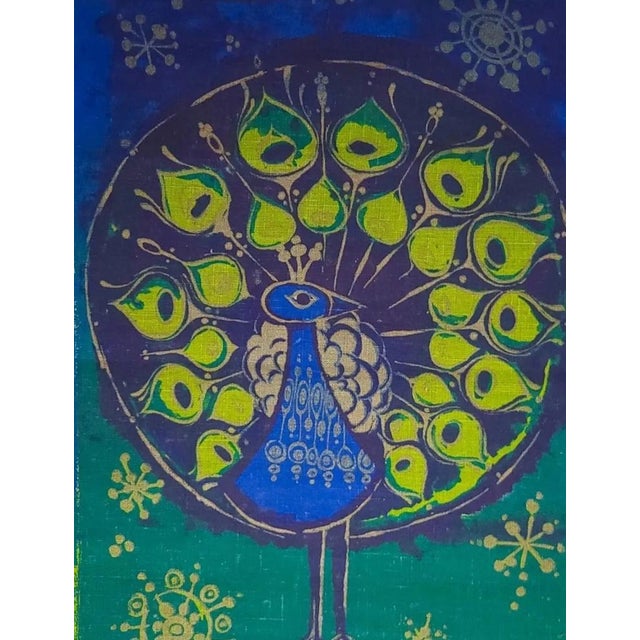 Mid-Century Modern Vintage Danish Wall Hanging by Hans Jürgen Schöbel for Södahl, 1967 For Sale - Image 3 of 4